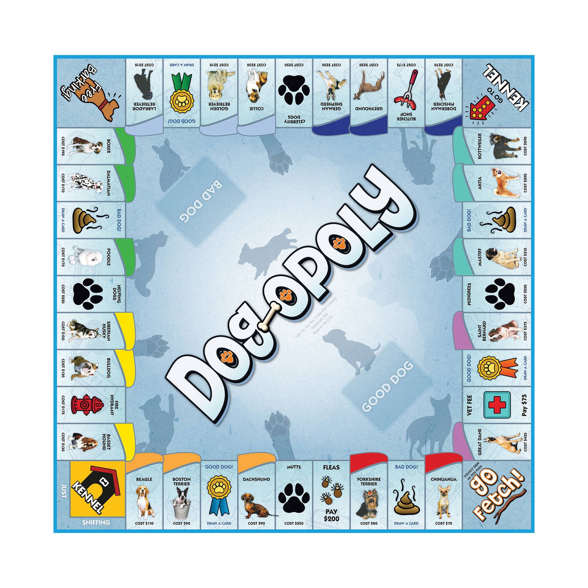 Dog-Opoly Board Game
